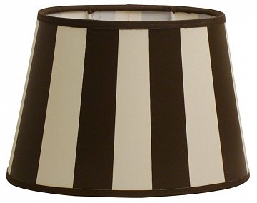 Абажур овальный King Dark Brown